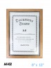 Classic Wooden Document Frame (A4)